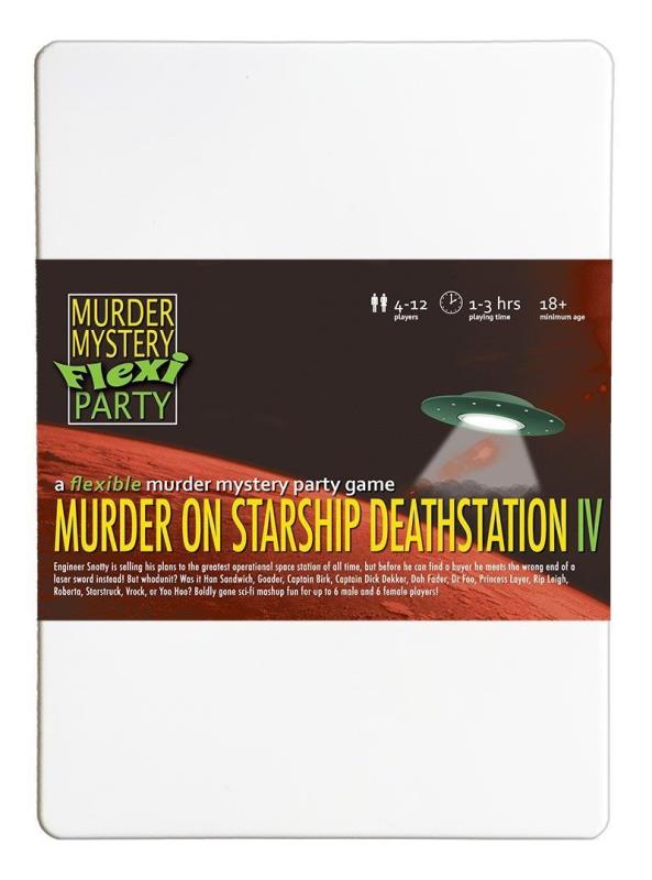 Sci-fi Mash-up 4-12 Player Flexible Murder Mystery (Instant